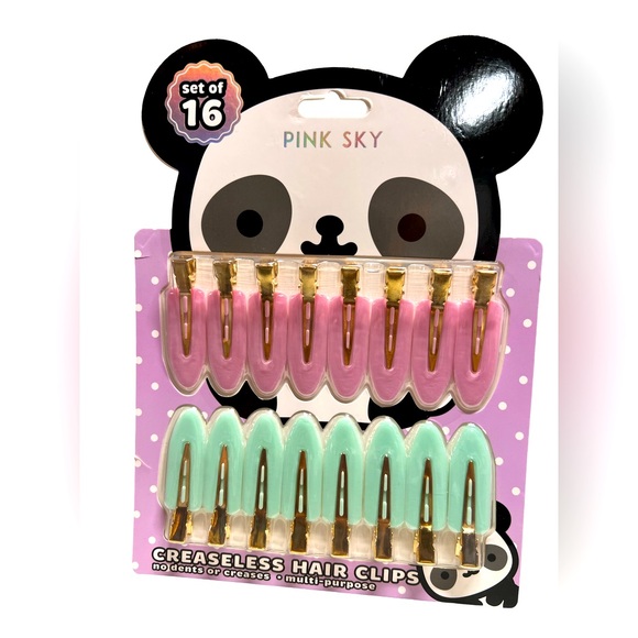 Panda Bear Beauty Bundle Qty 7 Forever 21 Pink Sky Mirror Brush Wash Eye Pads - Picture 14 of 15